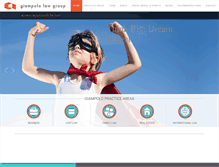 Tablet Screenshot of giampololaw.com